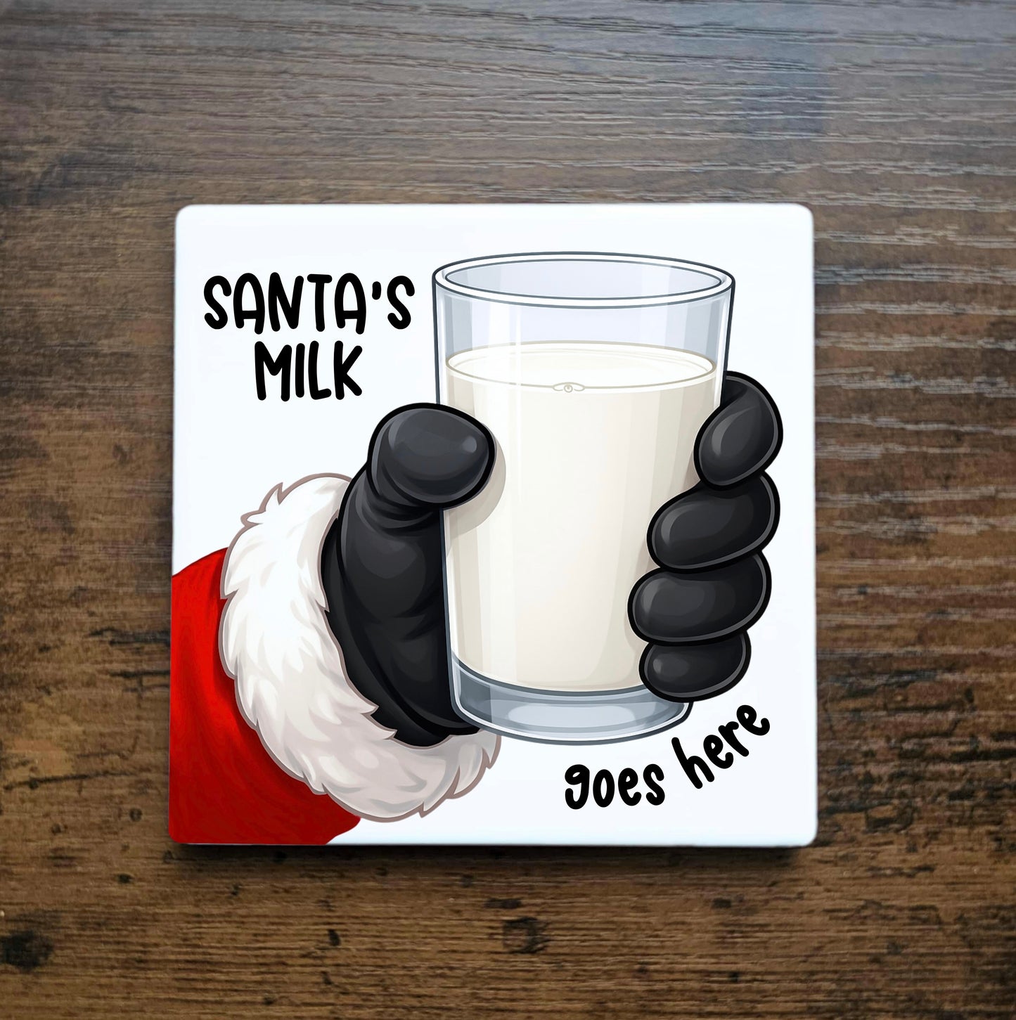 Santa’s Milk Coaster