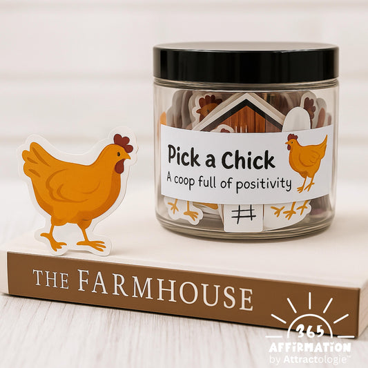 Chicken Coop Affirmation Cards Farmhouse Decor