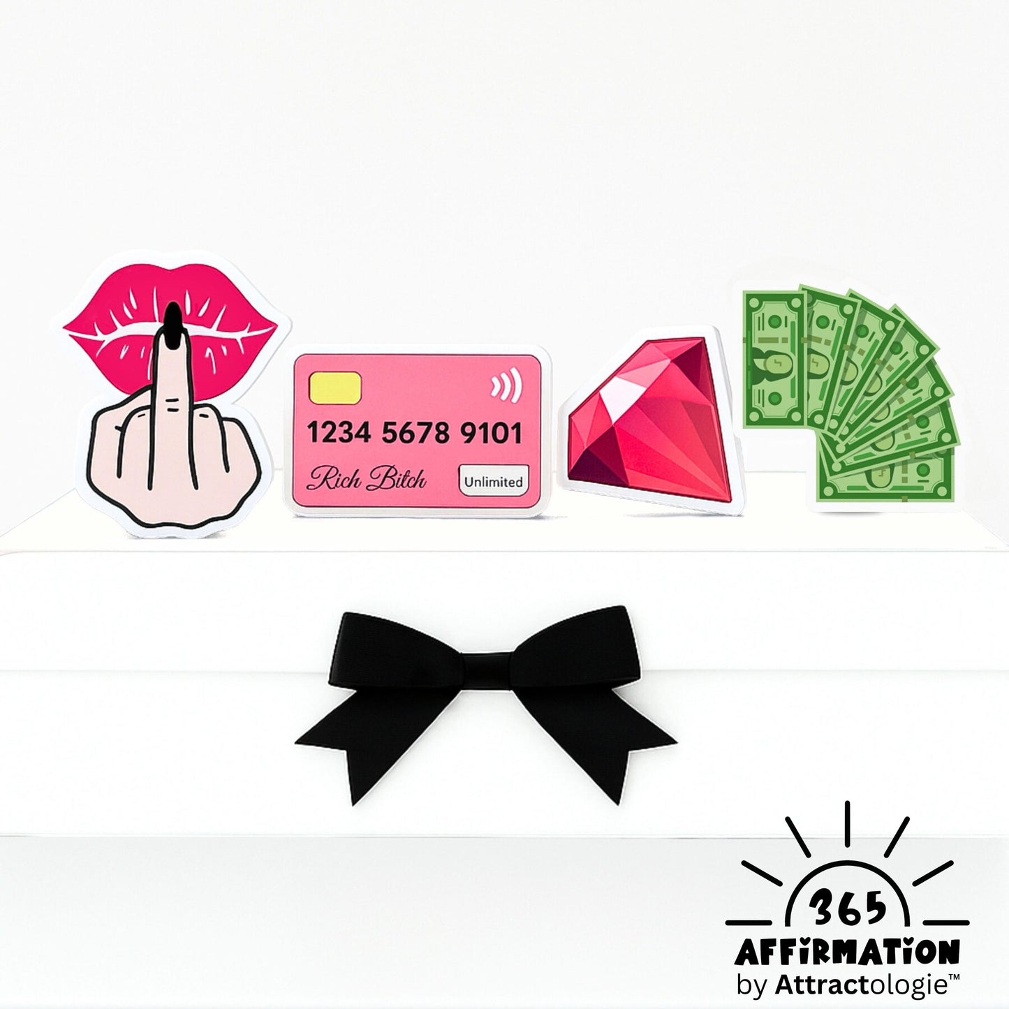 Rich Bitch - Sweary Affirmation Cards for Wealth and Abundance