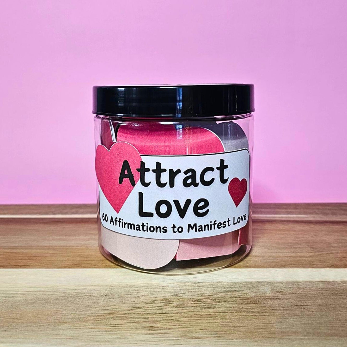 Attract Love Affirmation Cards - Mindset Jar For Welcoming Love