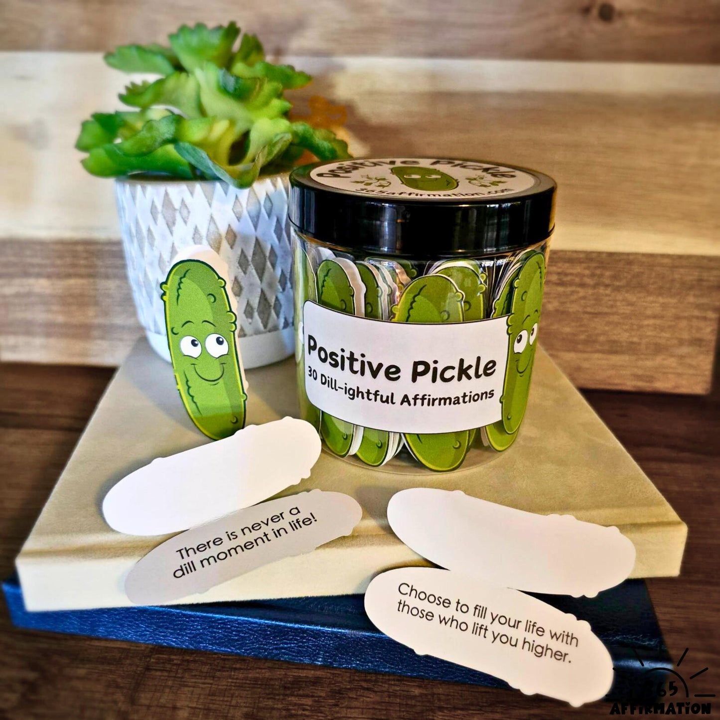 Positive Pickle Emotional Support Affirmation Cards