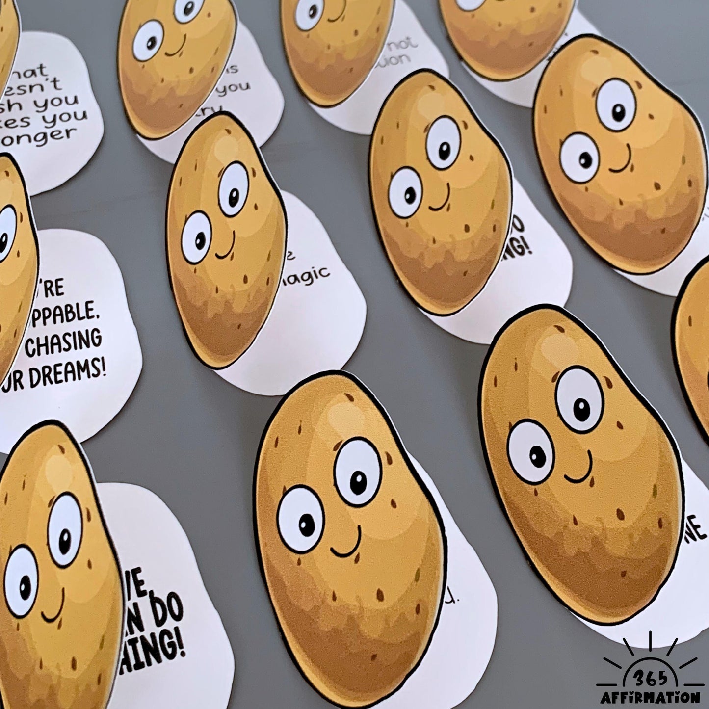 Positive Potato Affirmation Cards