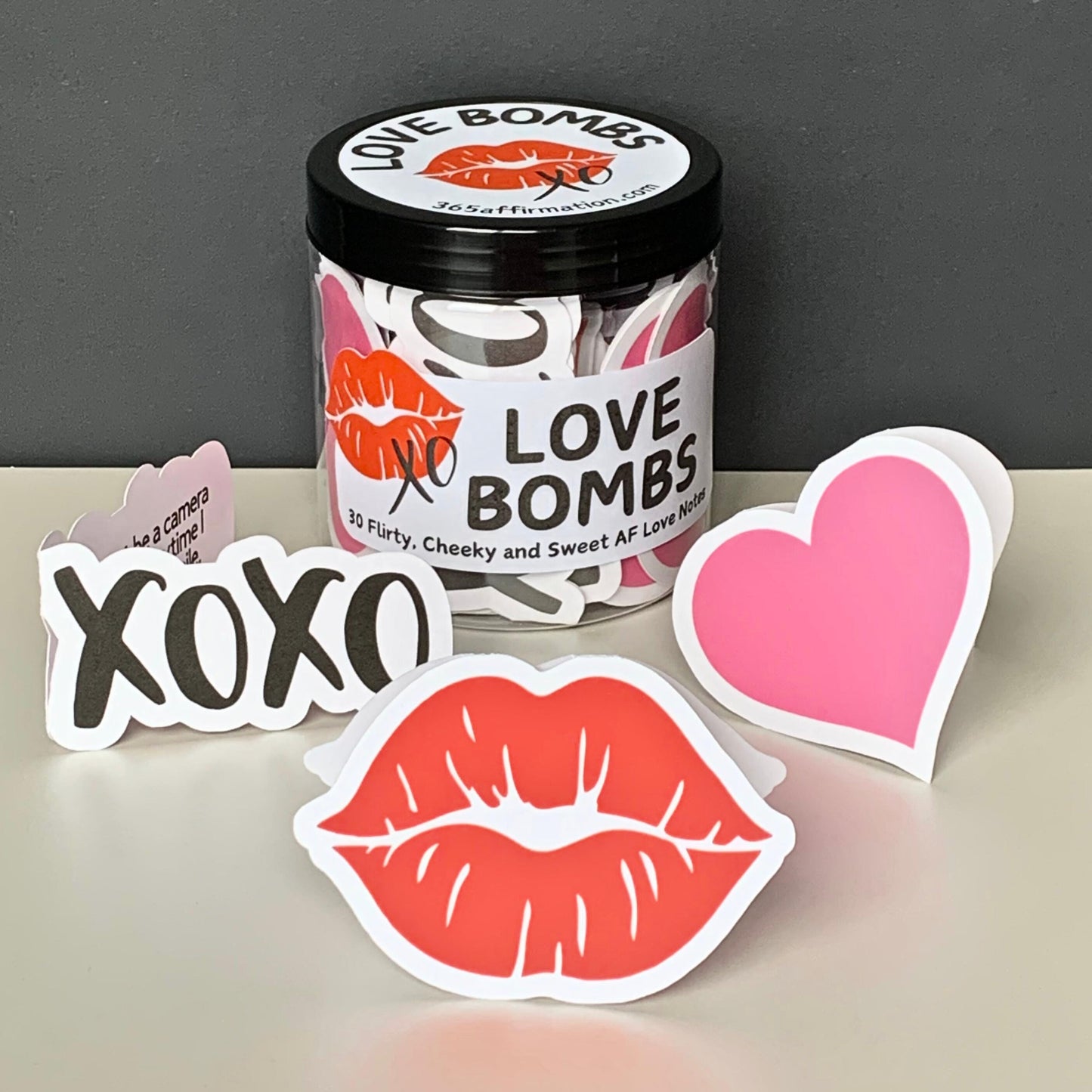 Love Bombs - Funny Anniversary Gift Box for Her / Valentine’s Day Cards