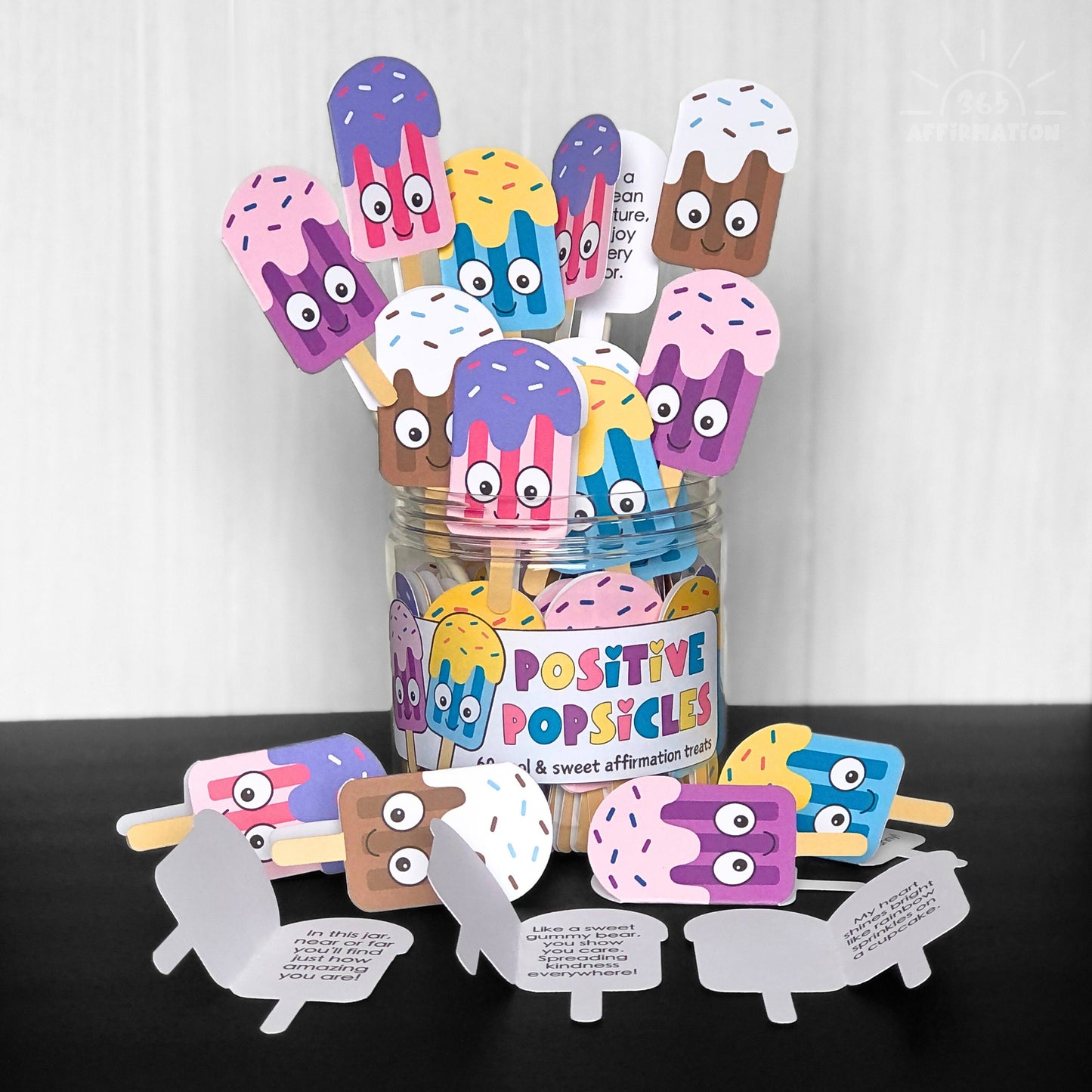 Positive Popsicles - Affirmation Card For Kids