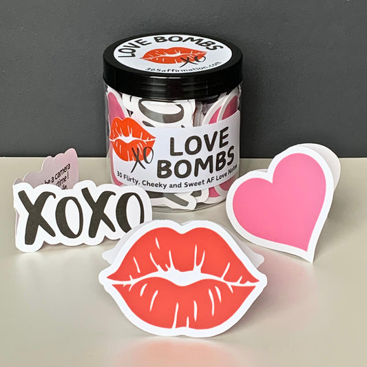 Love Bombs - Funny Anniversary Gift For Him / Valentine’s Day Gift Box