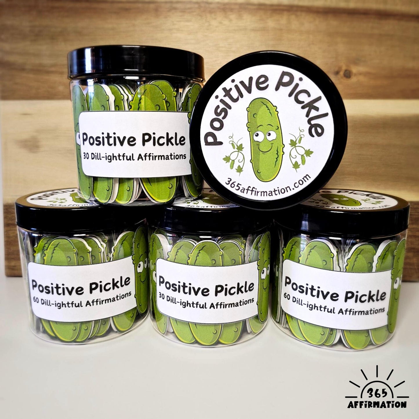 Positive Pickle Emotional Support Affirmation Cards