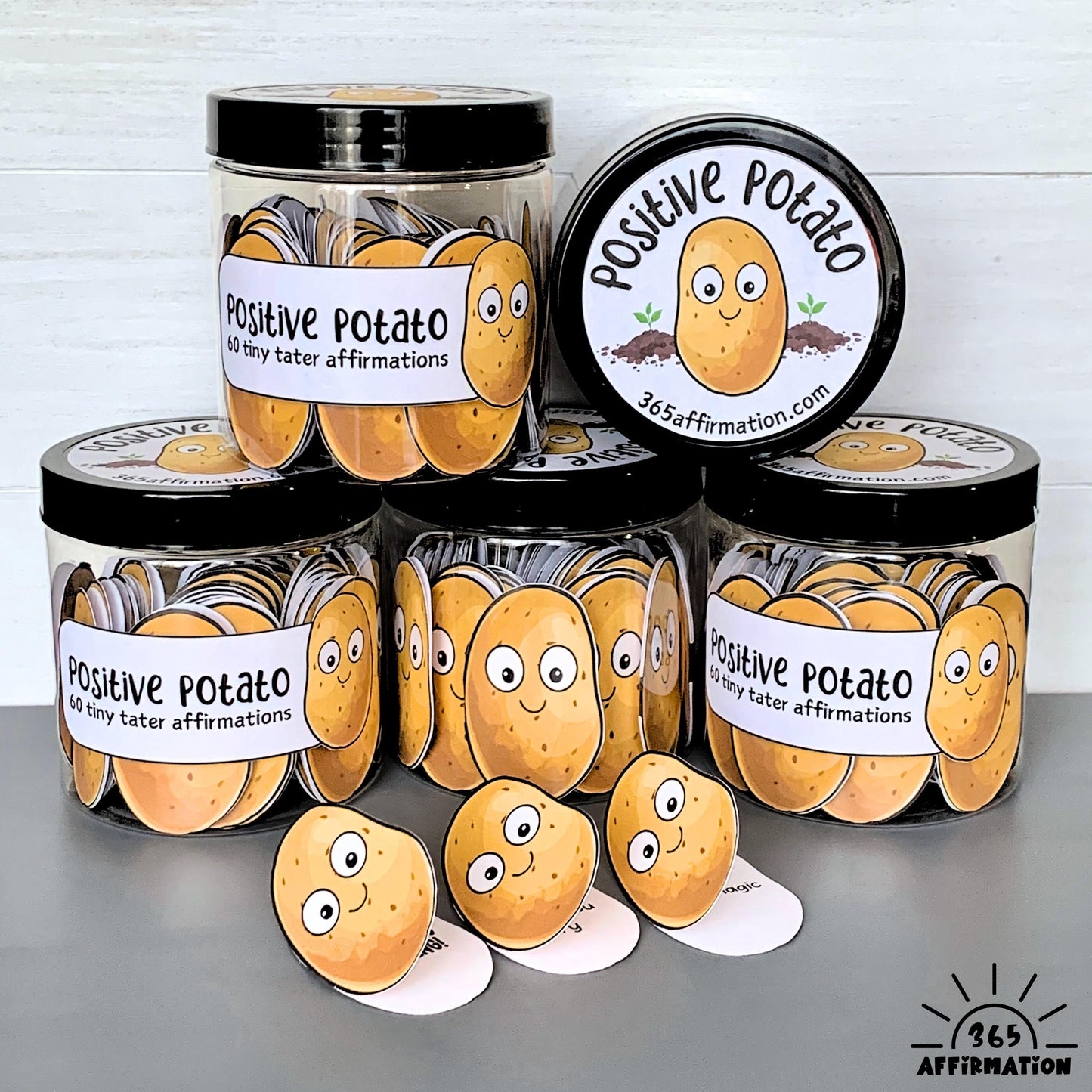 Positive Potato Affirmation Cards