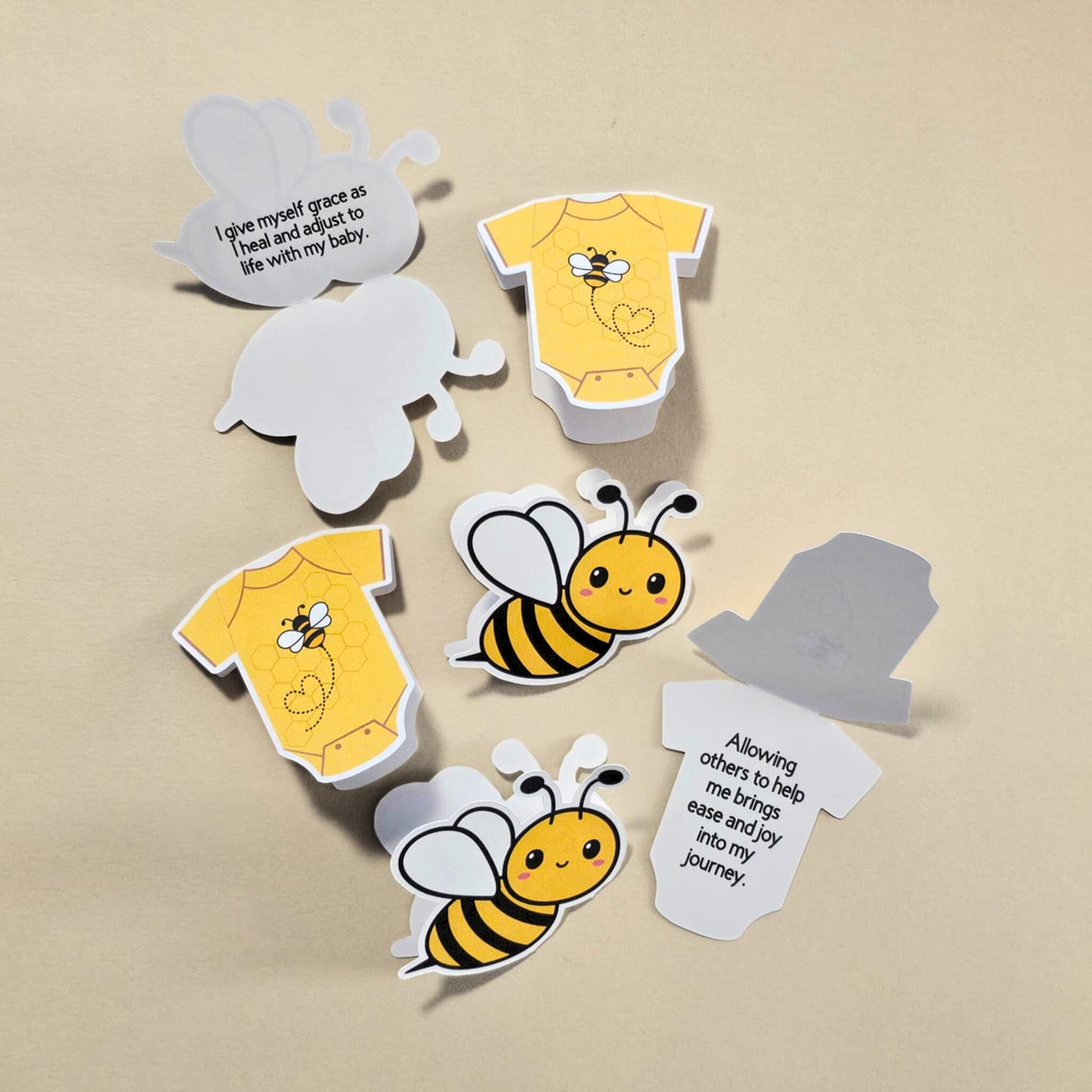 Mom To Bee Pregnancy Affirmation Cards