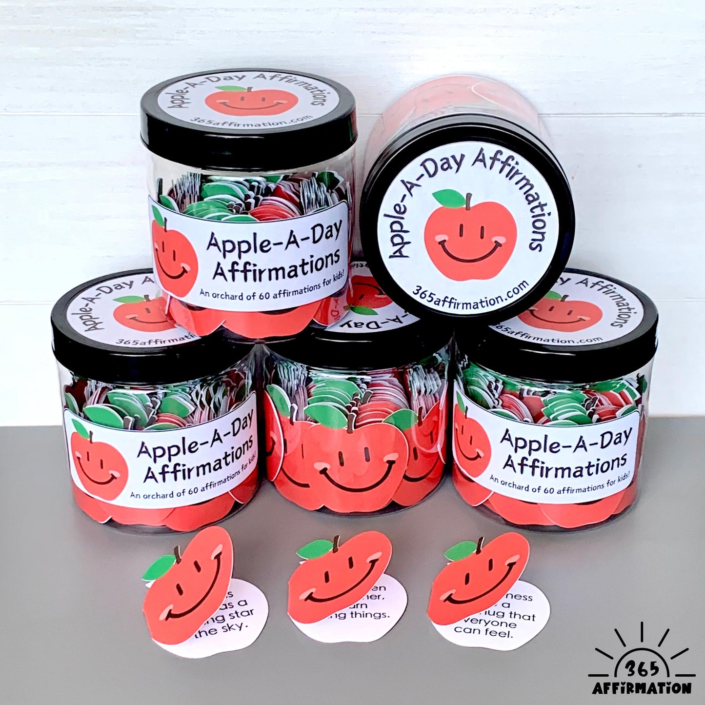 Apple-a-Day Affirmation Cards for Kids - Classroom Reward Jar