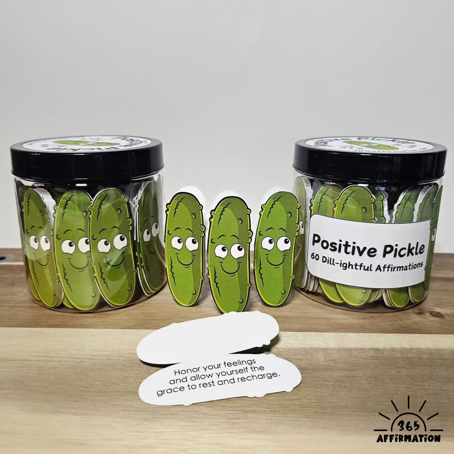 Positive Pickle Emotional Support Affirmation Cards