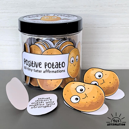 Positive Potato Affirmation Cards